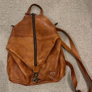 Women’s Brown Leather Delta Sling Bag